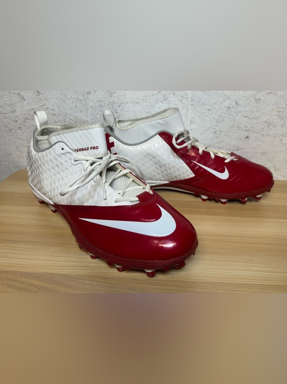 Nike Lunar Superbad Pro TR Men's Football Cleats Sz 18 NWOT